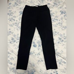 Calvin Klein Women’s 8 Elastic Waistband Black Work Office Trousers Slim Fit